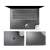 Naklejka Microsoft Surface Laptop 3,4,5,6 15' SZARY