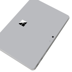 Srebrna naklejka na tablet Microsoft Surface Go Go 2 Go 3 (tylna)