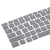 Nakładki na klawisze US do Microsoft Surface Laptop 3/4/5 SZARY