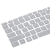 Nakładki na klawisze US do Microsoft Surface Laptop 3/4/5 SREBRNY