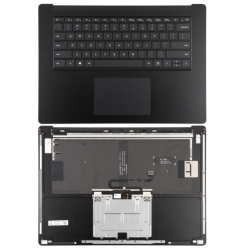Palmrest metalowy z klawiaturą  do Microsoft Surface Laptop 3 15" CZARNY
