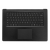 Palmrest metalowy z klawiaturą do Microsoft Surface Laptop 6 15" CZARNY