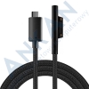 Kabel USB-C męski - Surface Connect  45W 1,5 m CZARNY