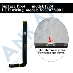 LCD Flex cable Microsoft Surface pro 4 1724 V1.0  X937072-001