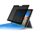 Filtr prywatyzująca Anti Spy RODO  folia samoprzylepna do Microsoft Surface Pro 4 5 6 7 7+