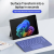 Klawiatura podświetlana magnetyczna BT do Microsoft Surface Pro 12 SZARA