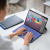 Klawiatura podświetlana magnetyczna BT do Microsoft Surface Pro 12 SZARA
