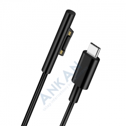 Kabel USB-C męski do Microsoft Surface Pro 4 / 5 / 6 GO / Book / Laptop 1,5 m