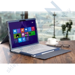 Futerał z podstawką dla Microsoft Surface Book 1 2 3 13,5 cali NIEBIESKI