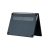 Ciemne matowe etui PC do MICROSOFT SURFACE LAPTOP 3 4 5 13,5' z metalową klawiaturą