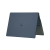 Ciemne matowe etui PC do MICROSOFT SURFACE LAPTOP 3 4 5 13,5' z metalową klawiaturą
