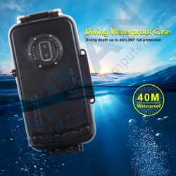 Wodoodporna obudowa 40m dla Samsung Galaxy S9+ (przezroczyste)